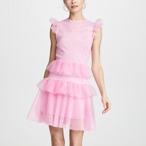 Ewa Herzog Tiered Mini Dress, Size 0-2